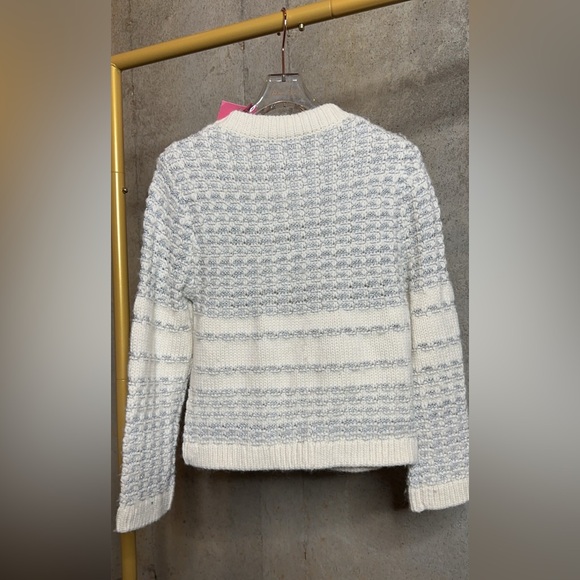 Kate Spade Jewel Button Textured Cardigan - Picture 2 of 9